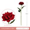 Flor de seda, flor única, rosa, casamento, estrada, decoração de casa, arranjo de flores faça você mesmo, buquê interno