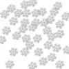 Confeti de Mesa de Navidad Alce Copo de Nieve Estrella de Cinco Puntas Lentejuelas para Lanzar Suministros para Fiesta de Navidad Regalo Accesorios DIY