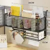 Organizador de mesa, prateleira suspensa, armazenamento de desktop, cesta suspensa para escritório - um item essencial para espaços de trabalho femininos