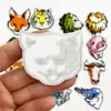 Pegatinas de tela de dibujos animados autoadhesivas pegatinas de animales pegatinas decorativas para ropa parche de tela para reparación de ropa DIY pegatinas de tela mochila autoadhesiva