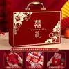 Caja de Dinero para Regalo, Caja Dorada para Compromiso, Caja de Regalo para Boda, Caja de Efectivo para Boda y Compromiso, Caja de Efectivo de 100,000, Estilo Chino de Papel