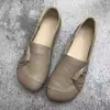 Novos Sapatos Femininos Confortáveis para 2026 Outono para Ficar em Pé por Muito Tempo, Solado Macio, Couro Macio, Biqueira Profunda Confortável, Bico Quadrado, Sapatos Baixos