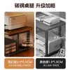 Gabinete de almacenamiento para impresora, organizador de escritorio, soporte pequeño para copiadora, estación de trabajo multifuncional, estante de almacenamiento de archivos