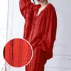 2026 Nuevo Conjunto de Pijama Pullover de Algodón y Seda de Alta Calidad para Mujer, Estilo Perezoso de Manga Larga para Aire Acondicionado
