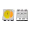 Contas de Luz Branca 12V5050 Luz Fantasia 5V Embutido Três Cores Âmbar Branco Quente Luz Branca 5050 Contas de Luz Corrente