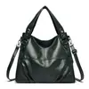 Bolso de mano de moda para mujer, bolso de hombro de gran capacidad, bolso cruzado y bolso tote para mujeres de mediana edad y mayores, hecho de piel de cordero suave, diseño moderno