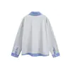Ropa para Hombre Beijie 2026 Primavera Nuevo Patchwork de Cuadros Falso Dos Piezas Camiseta Marca de Tendencia para Hombre Sudadera de Cuello Campana Top de Manga Larga