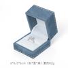 Caja de Empaque de Joyería de Alta Gama Transfronteriza, Caja para Anillo de Encaje Estampada en Oro, Caja de Regalo para Colgante y Pulsera, Caja de Joyería Personalizada