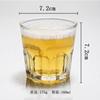 Copo de Uísque Octogonal de Vidro Temperado Copo para Destilados Espessado 0,1kg Copo para Licores Bar Ktv Copo de Cerveja