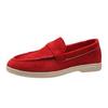 35-43 plus size mocassins 2023 novos sapatos femininos outono casual fundo macio camurça slip-on mocassins mocassins