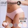 Ropa interior de algodón de tiro bajo para mujer, talla grande, sexy, Europa y Estados Unidos, menos calzones de algodón para mujer, en stock en Amazon