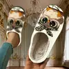 Pantuflas de Algodón para Hombres y Mujeres, Lindas Pantuflas Cálidas de Dibujos Animados para el Hogar, Pantuflas Estampadas de Comercio Exterior, Pod Cross-Border Jit Dropshipping