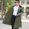 Fabricante Personalizado Abrigo de Algodón de Protección Laboral de Terciopelo Almacén Frío Abrigo de Algodón a Prueba de Frío Alivio de Desastres Civiles Abrigo Verde Militar Listo para la Venta