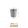Copo de água dourado de dupla camada de aço inoxidável 304 estilo coreano, copo de cerveja para churrasco, copo de chá, copo de bebida, copo de catering