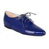 Zapatos Planos de Mujer 2026 con Cordones Delanteros, Talla Grande, Zapatos de Mujer para Exportación, Tacón Bajo B03 Exportación