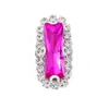Atacado do Fabricante Fundo de Cobre Corrente de Garra Longa Fivela de Garra de Cristal Acessórios de Diamante Fivela de Diamante de Vidro Roupas Véu Joias de Casamento