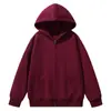 Sudadera Gris con Capucha y Cremallera, Cárdigan de Algodón Holgado para Otoño e Invierno, Sudadera Casual con Bolsillo Canguro, Forro Polar, Versátil y a la Moda