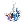 Estilo Ins Llavero de Zootopia Judy Nick Acrílico Dibujos Animados Accesorios Colgante para Pareja