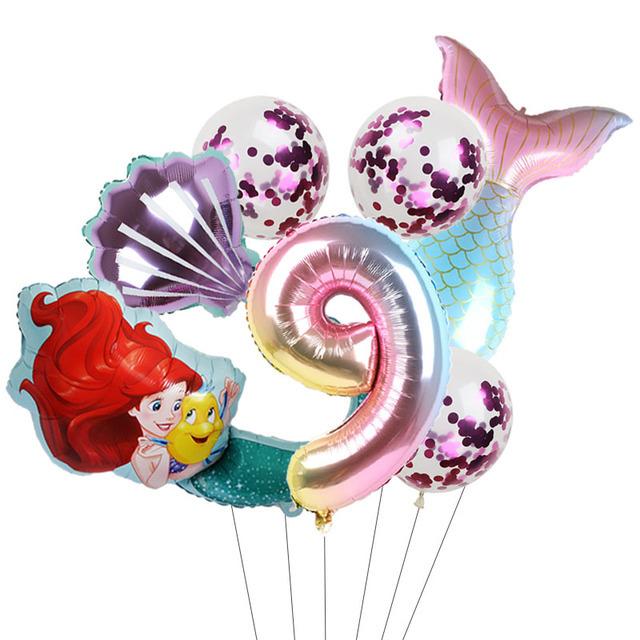 7Pcs-Disney-Mermaid-Birthday-B