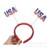 Diadema del Día de la Independencia con Bandera Americana, Pinza para el Cabello del Día de la Independencia, Diadema Decorativa para Fiesta del Día de la Independencia Americana