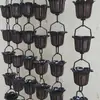 Cadena de Lluvia de Cobre para Aleros, Cadena de Lluvia de Aluminio Estilo Japonés