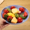 Plato para Escupir Huesos de Paja de Trigo Plato Pequeño para el Hogar Plato para Pastel y Snacks Plato para la Mesa de Comedor Plato para Huesos Plato para Basura Ensaladera