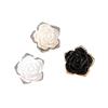 Botão de Pérola e Strass Camélia Estilo Pequena Fragrância Metal Botão de Alto Padrão Fivela Decorativa para Saia Feminina Casaco Cardigan
