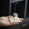 Quemador de Incienso de Sándalo Portainciensos de Cerámica Soporte Creativo para Incienso de Ágila para el Hogar Soporte de Incienso Vintage Zen para Interiores Ceremonia del Té