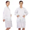 Jaleco antiestático com botões, vestimenta de proteção, roupa de trabalho à prova de poeira, vestimenta unisex sem poeira, vestimenta para sala limpa, vestimentas sem poeira para fábrica de eletrônicos