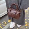 Bolso de mano estilo coreano para mujer, bandolera de un solo hombro, estilo almohada, informal, pequeño, cuadrado, de moda, para invierno de 2024
