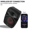 Sing-E Zqs1461S Radio Inalámbrica Bluetooth para el Hogar Audio para Exteriores Bolso de Baile Cuadrado Altavoz
