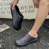 Sandalias de Ola Cerradas de Suela Gruesa 2025 Nuevas Chanclas tipo Mula para Mujer que Aumentan la Altura para Playa y Exteriores