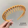 Faixa de Cabelo para Meninas com Franja e Fios Soltos, Pente de Cabelo para Lavar o Rosto de Celebridade da Internet Coreana, Presilha de Cabelo, Elástico de Cabelo, Acessório de Cabelo