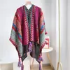 Chal de estilo étnico Bufanda Lijiang Bufanda Qinghai Bufanda de viaje línea Sichuan-Tíbet Capa Prendas de abrigo Capa engrosada Fabricante de capas