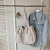 Bolso de Pana para Mujer 2026 Nuevo Verano Casual Moda para Ir al Trabajo Bolso Tote Gran Capacidad Bolso de Hombro