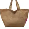 Bolsa de Lona Casual Perezosa Estilo Coreano para Mujer 2026 Nuevo Nicho Gran Capacidad Bolso de Hombro Tote para Viajes Personalizado