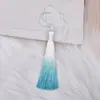 Borla de color degradado de 10 cm, accesorio de joyería, colgante para abanico de ropa, embalaje de textiles para el hogar, colgante, gran cantidad y excelente precio