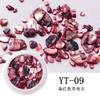 12 piezas de concha pulida de estilo japonés para manicura de celebridades en línea, joyería para uñas, concha de abulón pulida multicolor, venta al por mayor