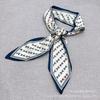 Bufanda de Seda Explosiones Otoño e Invierno Retro Larga Decoración Biselada Cinta Moda Bufanda Versátil Corbata Diadema Lazo para el Cabello Cinturón para el Cabello