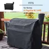Funda para barbacoa exterior más vendida transfronteriza, duradera y a prueba de polvo, adecuada para jardines y patios, hecha de tela Oxford 210D, funda protectora impermeable