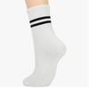 Com calças de tubarão meias de ioga meias de comprimento médio da panturrilha algodão antiderrapante silicone Indoor Fitness Pilates meias esportivas femininas atacado