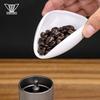 Bandeja de Sub-embalaje de Cerámica Negra para Té, Café, Granos, Platillo para Granos, Plato Medidor de Granos, Taza Medidora Especial para Granos de Café