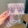 Conjunto de Acessórios de Cabeça Estilo Chinês para Crianças Meninas Grampo de Cabelo Dinastia Han Grampo de Cabelo Estilo Antigo Passo Balançante Super Fada Franja Borboleta Acessórios de Cabelo