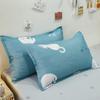 Funda de almohada infantil para dormitorio estudiantil 2025 nueva lavable de algodón no algodón puro funda de almohada 48x 74cm funda interior