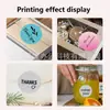 Papel Térmico com Filme Glitter da Amazon, Papel Térmico para Impressão Brilhante Resistente a Rasgos com Areia Fina, Papel Etiqueta Autoadesivo Prova de Quatro