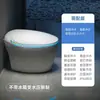 Iluminación ambiental envolvente inodoro inteligente con forma de huevo totalmente automático integrado sin restricciones de presión de agua para uso doméstico