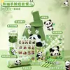 Nuevo Bolso de Punto de Panda de Aspecto Elegante Set de Papelería Útiles Escolares Sorpresa Práctica Regalo de Cumpleaños para Estudiantes
