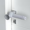 Cerradura de huella digital para puerta de entrada de dormitorio manija de puerta almohadilla anticolisión cubierta protectora de silicona manija anticolisión cubierta protectora antiestática