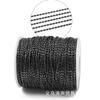 Acessórios para Joias DIY Corrente de 1,5mm Pingente de Joia Pulseira Corrente Salsicha Colar de Bambu Corrente de Elo Materiais Artesanais