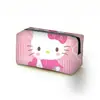 Nueva Bolsa Cosmética Cuadrada de Hello Kitty para Mujer, Linda Bolsa de Almacenamiento de Gran Capacidad, Bolso de Mano con Cadena de Dibujos Animados, Venta al por Mayor